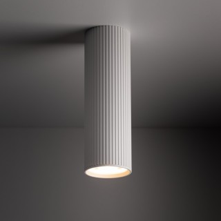 Plafonnier Tune – blanc – en métal – style moderne et loft