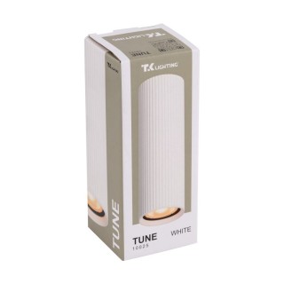 Plafonnier Tune – blanc – en métal – style moderne et loft