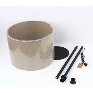 Lampadaire Earth 1 lumière – noir – en métal – style classique