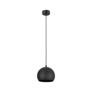 Suspension Zoe 1 lumière – noir – en métal – style moderne et loft