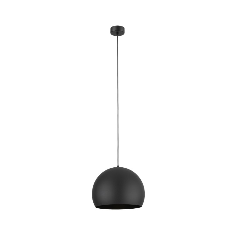 Suspension Zoe 1 lumière – noir – en métal – style moderne et loft