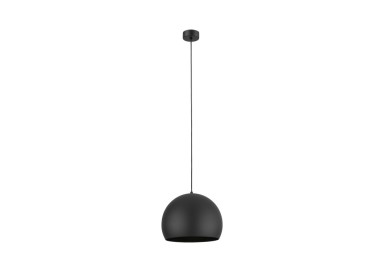 Suspension Zoe 1 lumière – noir – en métal – style moderne et loft