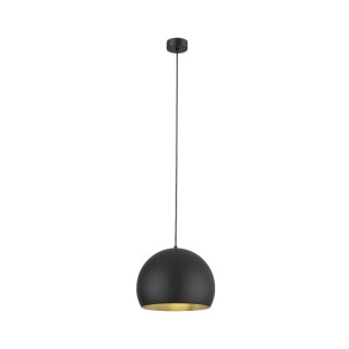 Suspension Zoe 1 lumière – noir – en métal – style moderne et loft