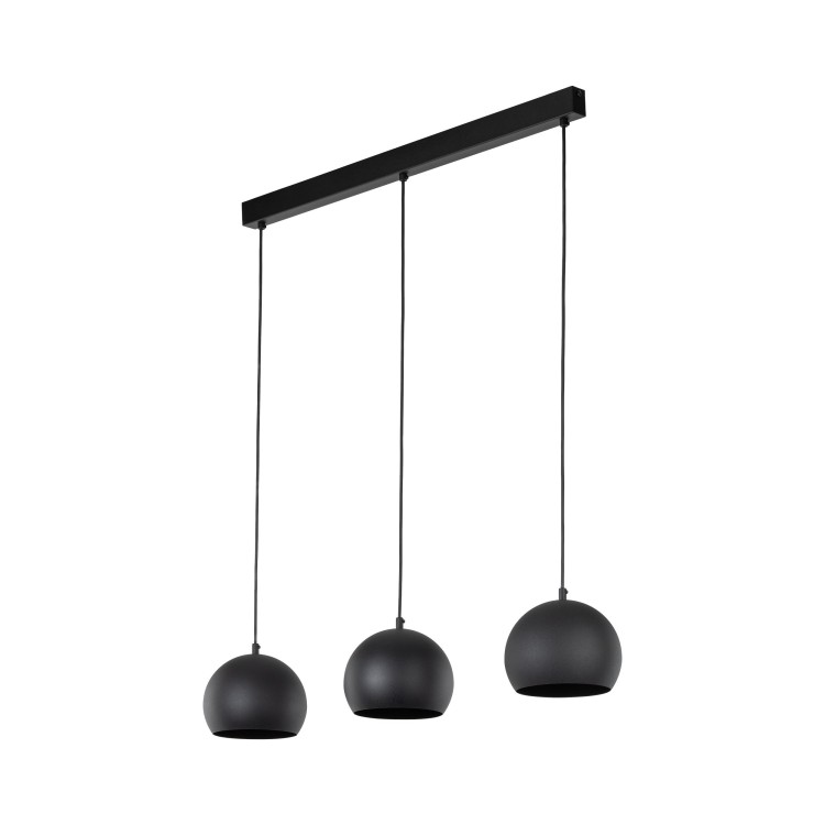 LAMPE SUSPENDUE ZOE NOIRE 3 P