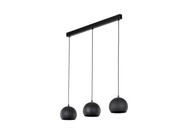 LAMPE SUSPENDUE ZOE NOIRE 3 P
