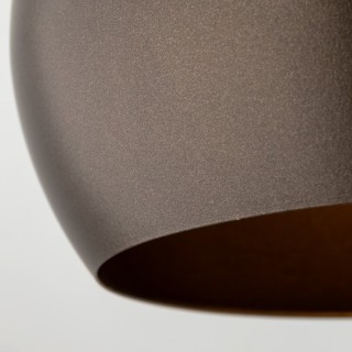 Suspension Zoe 1 lumière – brun – en métal – style moderne