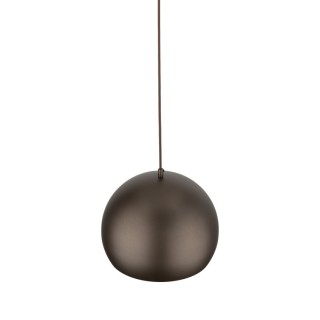 Suspension Zoe 1 lumière – brun – en métal – style moderne