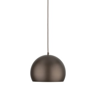 Suspension Zoe 1 lumière – brun – en métal – style moderne