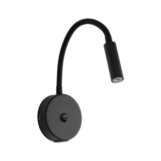 Applique murale Lagos 1 lumière – noir – en métal – style moderne et loft