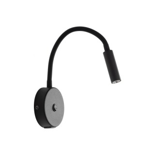 Applique murale Lagos 1 lumière – noir – en métal – style moderne et loft