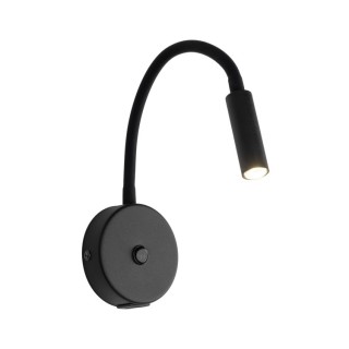 Applique murale Lagos 1 lumière – noir – en métal – style moderne et loft