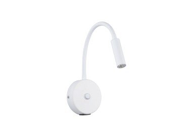 Applique murale Lagos 1 lumière – blanc – en métal – style moderne et loft