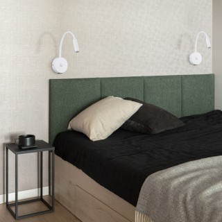 Applique murale Lagos 1 lumière – blanc – en métal – style moderne et loft