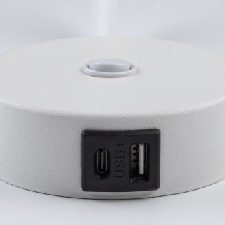 Applique murale Lagos 1 lumière – blanc – en métal – style moderne et loft