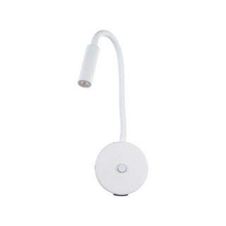 Applique murale Lagos 1 lumière – blanc – en métal – style moderne et loft