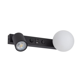 Lampe à poser Vox 2 lumières – noir – en métal – style moderne et loft