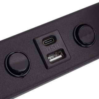 Lampe à poser Vox 2 lumières – noir – en métal – style moderne et loft