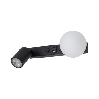 Lampe à poser Vox 2 lumières – noir – en métal – style moderne et loft