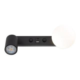 Lampe à poser Vox 2 lumières – noir – en métal – style moderne et loft