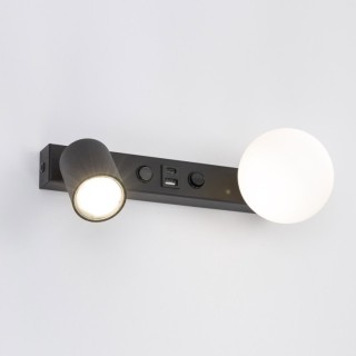 Lampe à poser Vox 2 lumières – noir – en métal – style moderne et loft