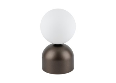 Veilleuse Miki 1 lumière – brun – en métal – style moderne et loft