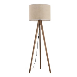 Lampadaire Grand – noix – en métal et bois – style moderne