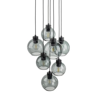 Suspension Cubus – noir – en métal – style moderne et chic