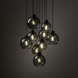 Suspension Cubus – noir – en métal – style moderne et chic