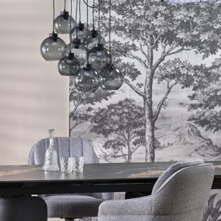 Suspension Cubus – noir – en métal – style moderne et chic