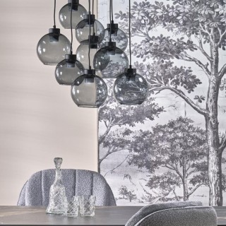 Suspension Cubus – noir – en métal – style moderne et chic