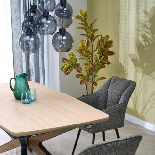 Suspension Cubus – noir – en métal – style moderne et chic