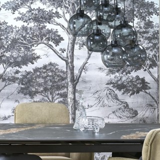 Suspension Cubus – noir – en métal – style moderne et chic