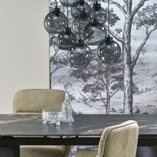 Suspension Cubus – noir – en métal – style moderne et chic