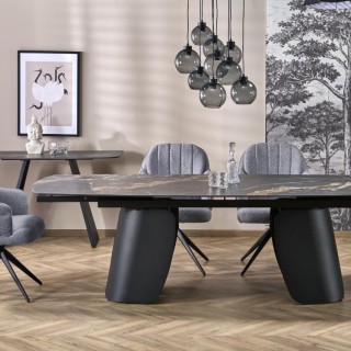 Suspension Cubus – noir – en métal – style moderne et chic