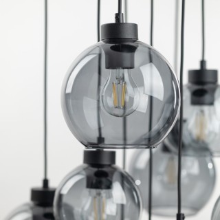 Suspension Cubus – noir – en métal – style moderne et chic