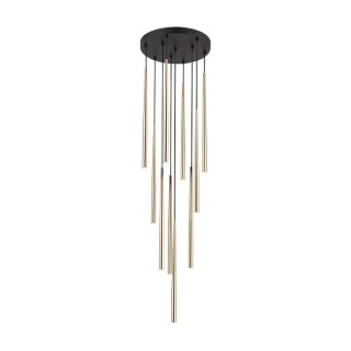 Suspension Piano – doré & noir – en métal – style moderne et chic