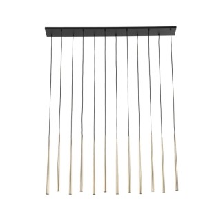 Suspension Piano – doré & noir – en métal – style moderne et loft