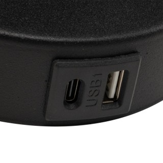 Applique murale Maja 2 lumières – noir – en métal – style moderne et loft