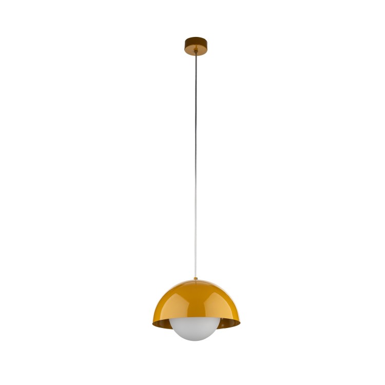 Suspension Bono 1 lumière – ocre – en métal – style moderne