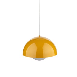 Suspension Bono 1 lumière – ocre – en métal – style moderne