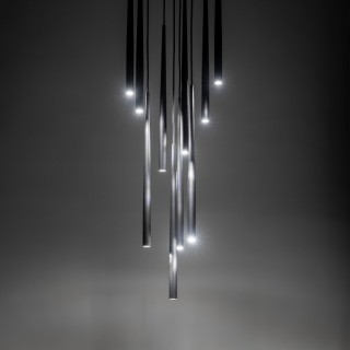 Suspension Piano – noir – en métal – style moderne et chic