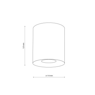 PLAFONNIER ORION M DORÉ 1