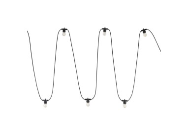 Plafonnier Girlanda – noir – en plastique – style moderne et loft