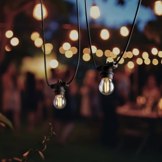 Plafonnier Girlanda – noir – en plastique – style moderne et loft