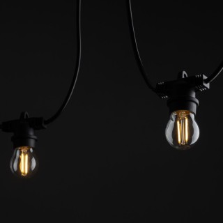 Plafonnier Girlanda – noir – en plastique – style moderne et loft