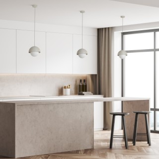 LAMPE SUSPENDUE BEIGE BONO 1