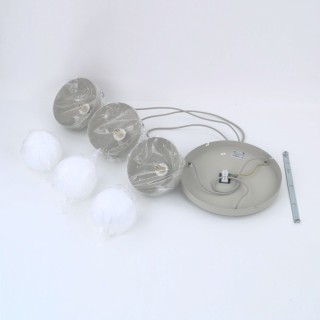 Suspension Bono 3 lumières – en métal – style moderne