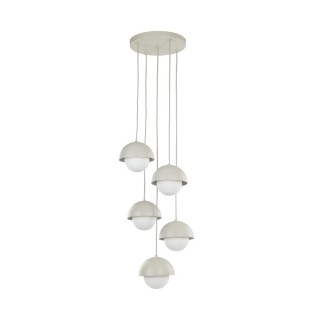 Suspension Bono 5 lumières – en métal – style moderne