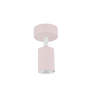 Plafonnier Livia 1 lumière – rose – en métal – style moderne