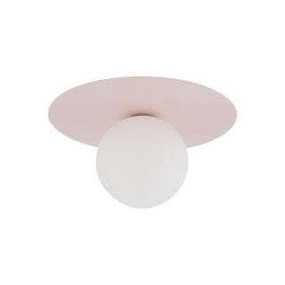 Plafonnier Pixi 1 lumière – rose – en métal – style moderne